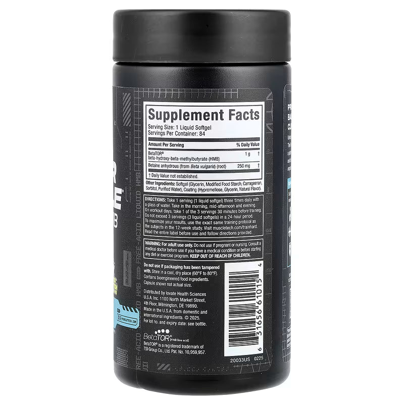 MUSCLE TECH CLEAR MUSCLE LIQUID HMB BY MUSCLE TECH