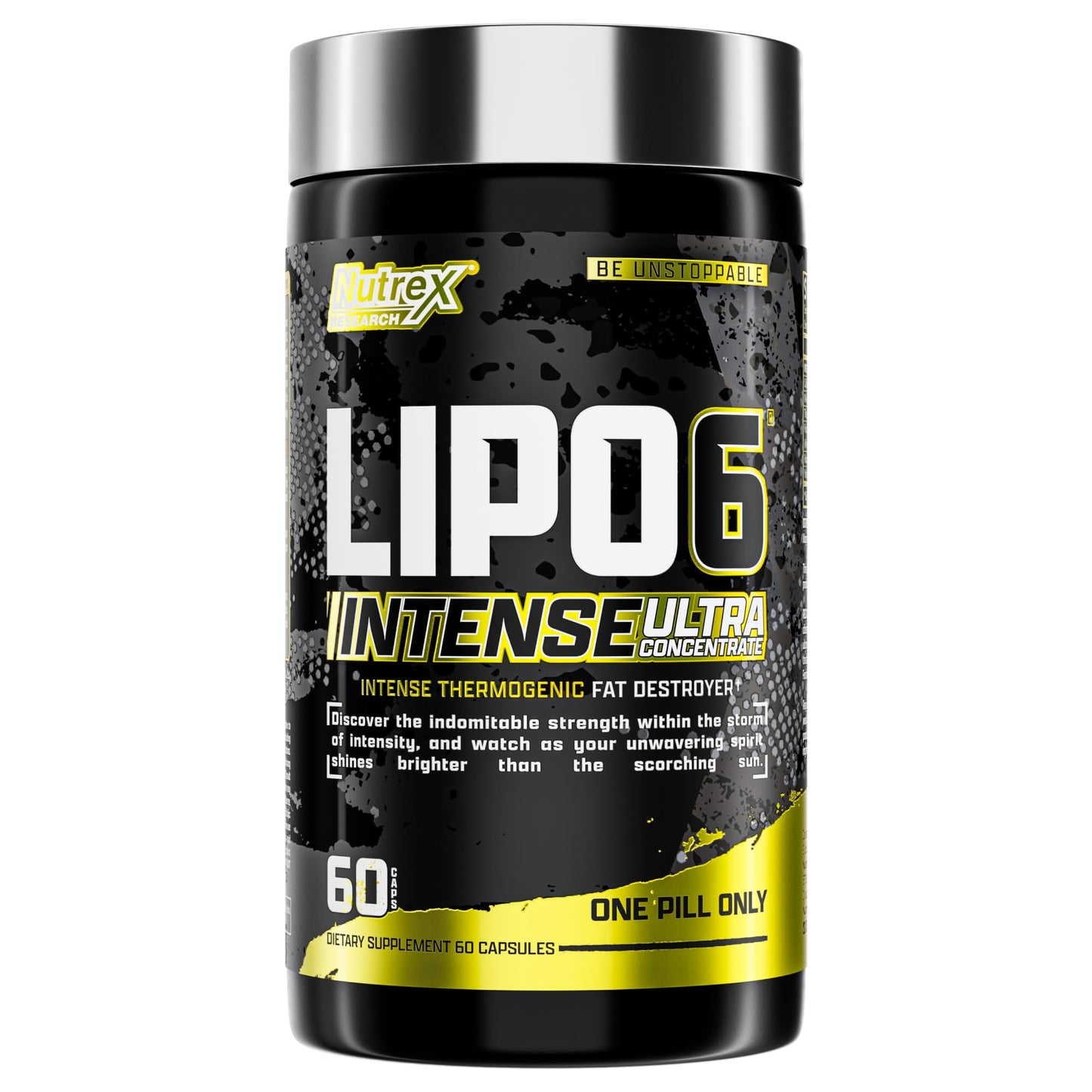 LIPO-6 BLACK INTENSE (NEW)| 60 CAPS | NUTREX RESEARCH