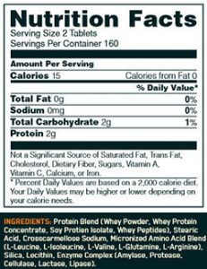 SUPERIOR AMINO 2222 320 TABLETS BY OPTIMUM NUTRITION