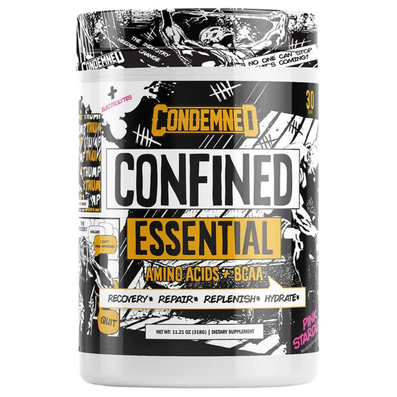 CONDEMNED CONFINED ESSENTIAL AMINO + BCAA 30 SERVING