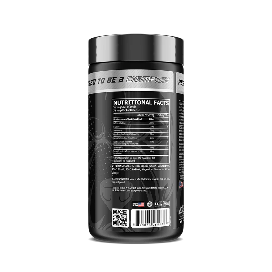 CORE CHAMP SHRED N BURY 60 CAPSULES