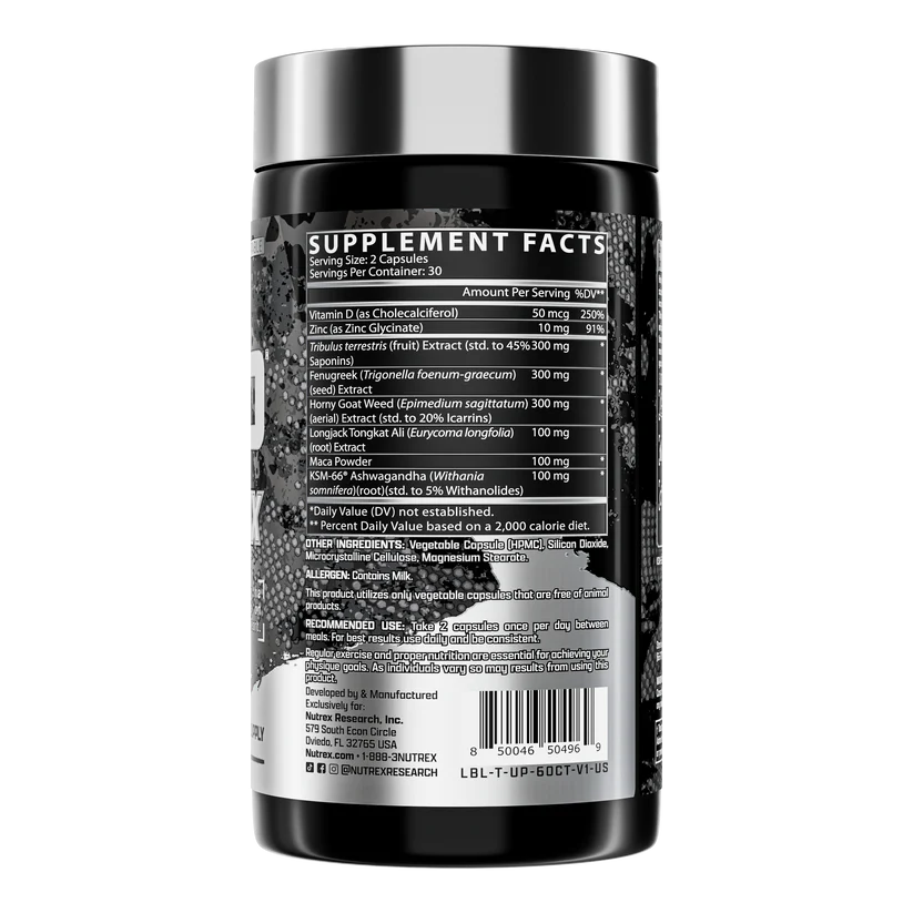 T-UP 60 CAPS BY NUTREX RESEARCH