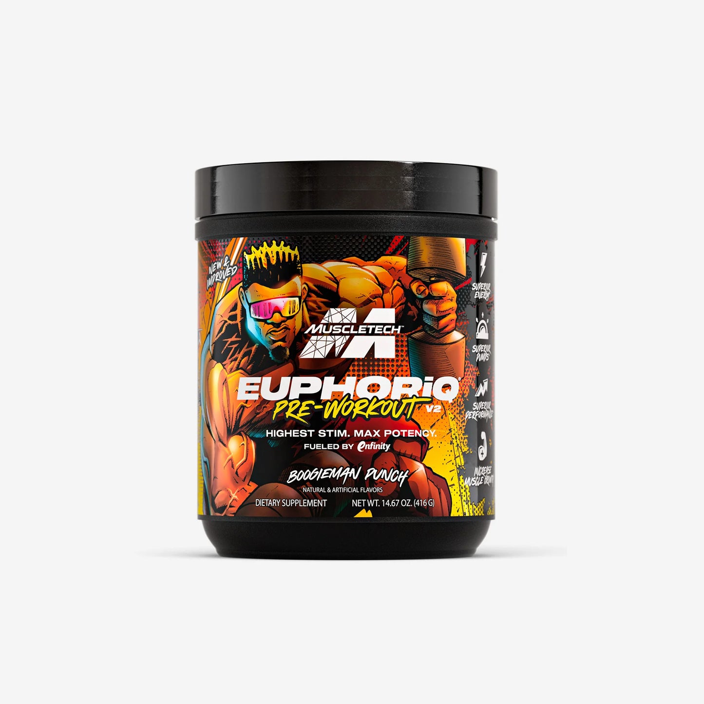 EUPHORIQ PRE WORKOUT 441 GRAMS BY MUSCLE TECH