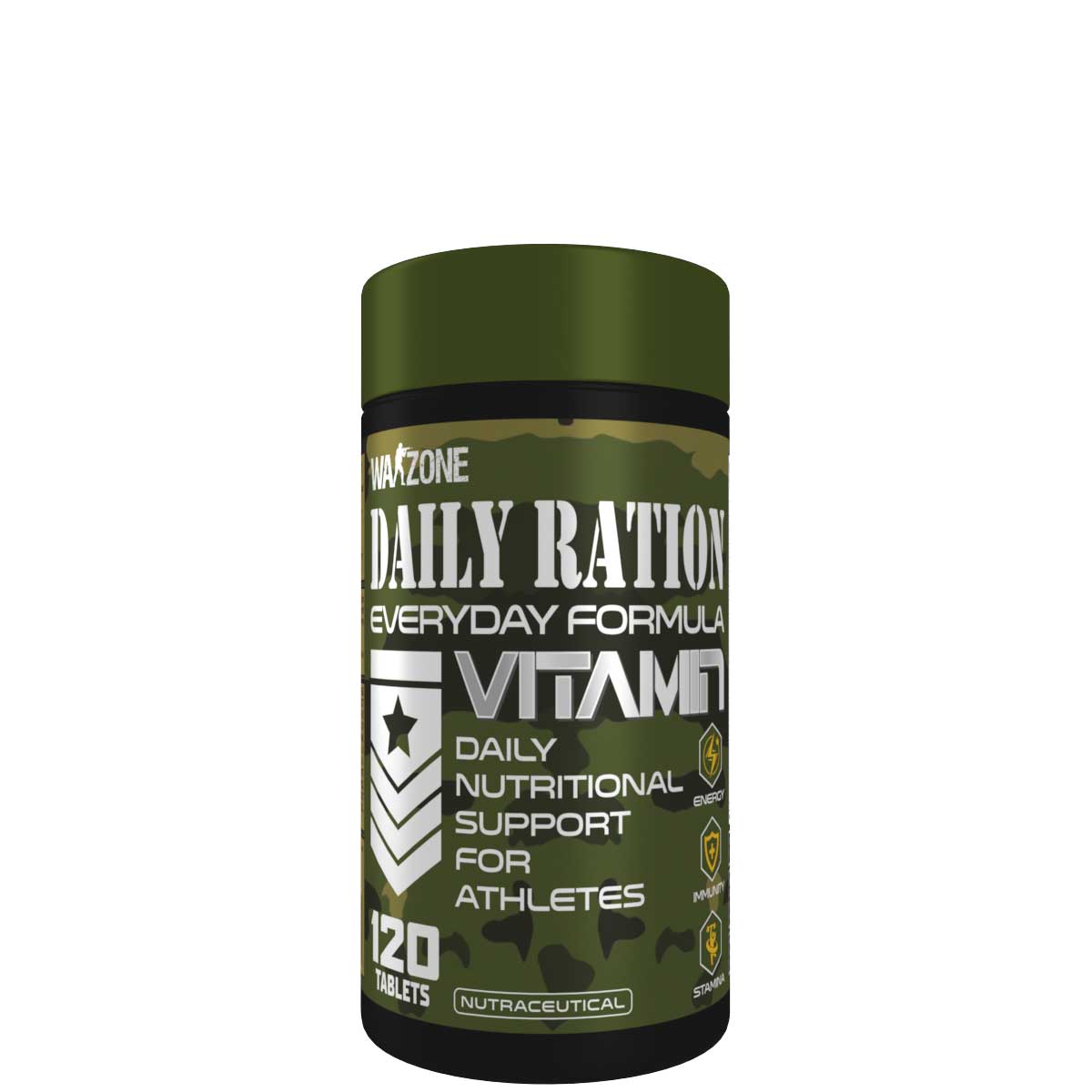 WARZONE DAILY RATION VITAMINE 120 TABLETS BY WARZONE