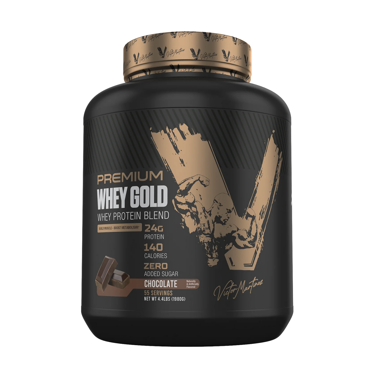 PREMIUM WHEY GOLD PROTEIN BLEND 4.4lb BY VICTOR MARTINEZ