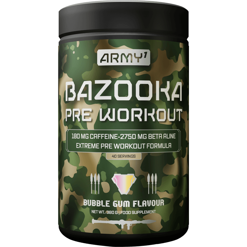 ARMY 1 BAZOOKA PRE WORK OUT 40 SERVING BY ARMY 1