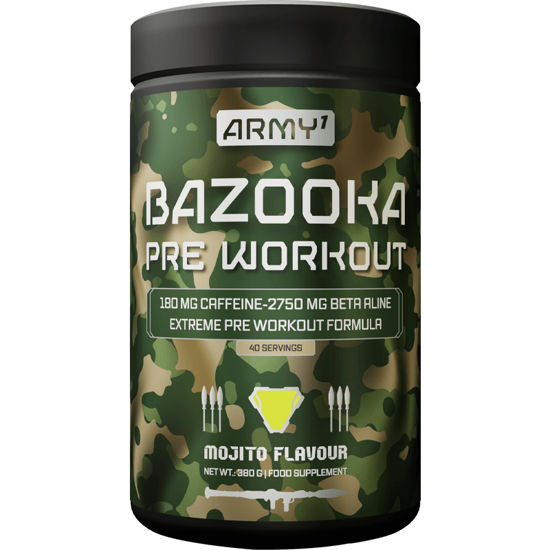 ARMY 1 BAZOOKA PRE WORK OUT 40 SERVING BY ARMY 1