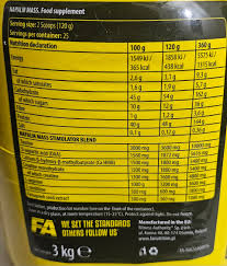 NAPALM MASS 3KG BY FITNESS AUTHORITY