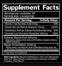 THE RIPPER 30 SERVINGS BY JNS SPORTS