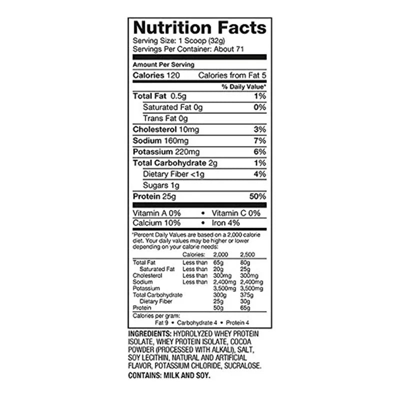 ISO 100 5LBS BY DYMATIZE