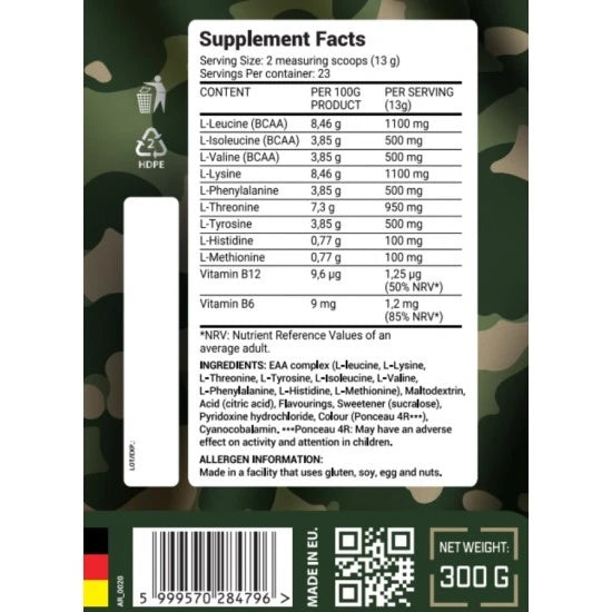 ARMY EAA COMPLETE 23 SERVINGS BY ARMY