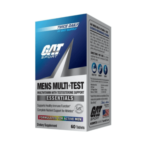 MENS MULTI + TEST 60 TABLETS BY GAT SPORTS