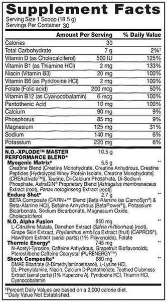 N.O.-XPLODE | 30's | BSN NUTRITION