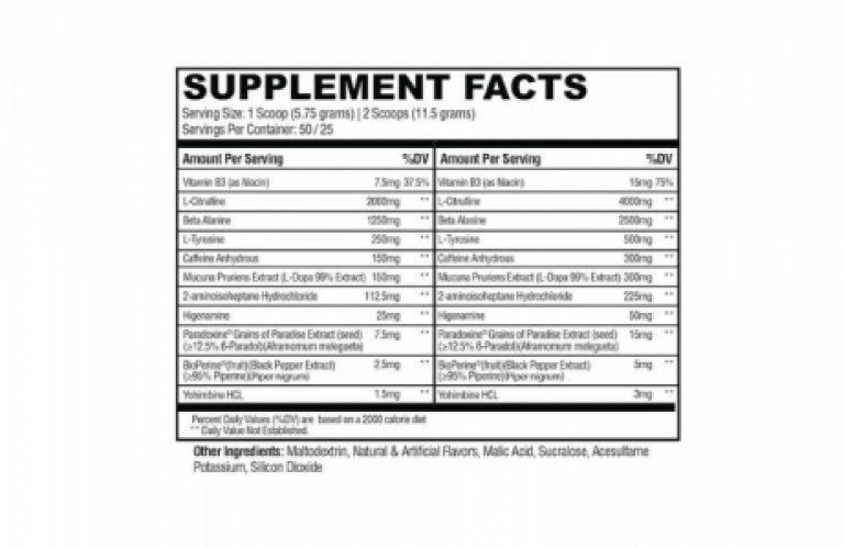CONDEMNED CONVIET PRE WORKOUT 300 GRAM
