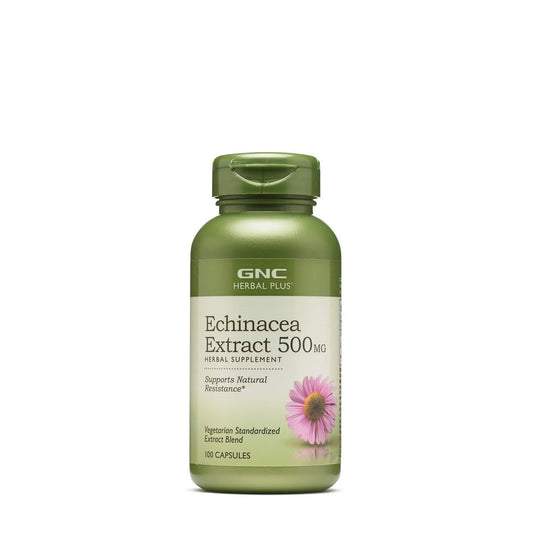 GNC HERBAL PLUS ECHINACEA VITAMINE C 60 CAPSULES