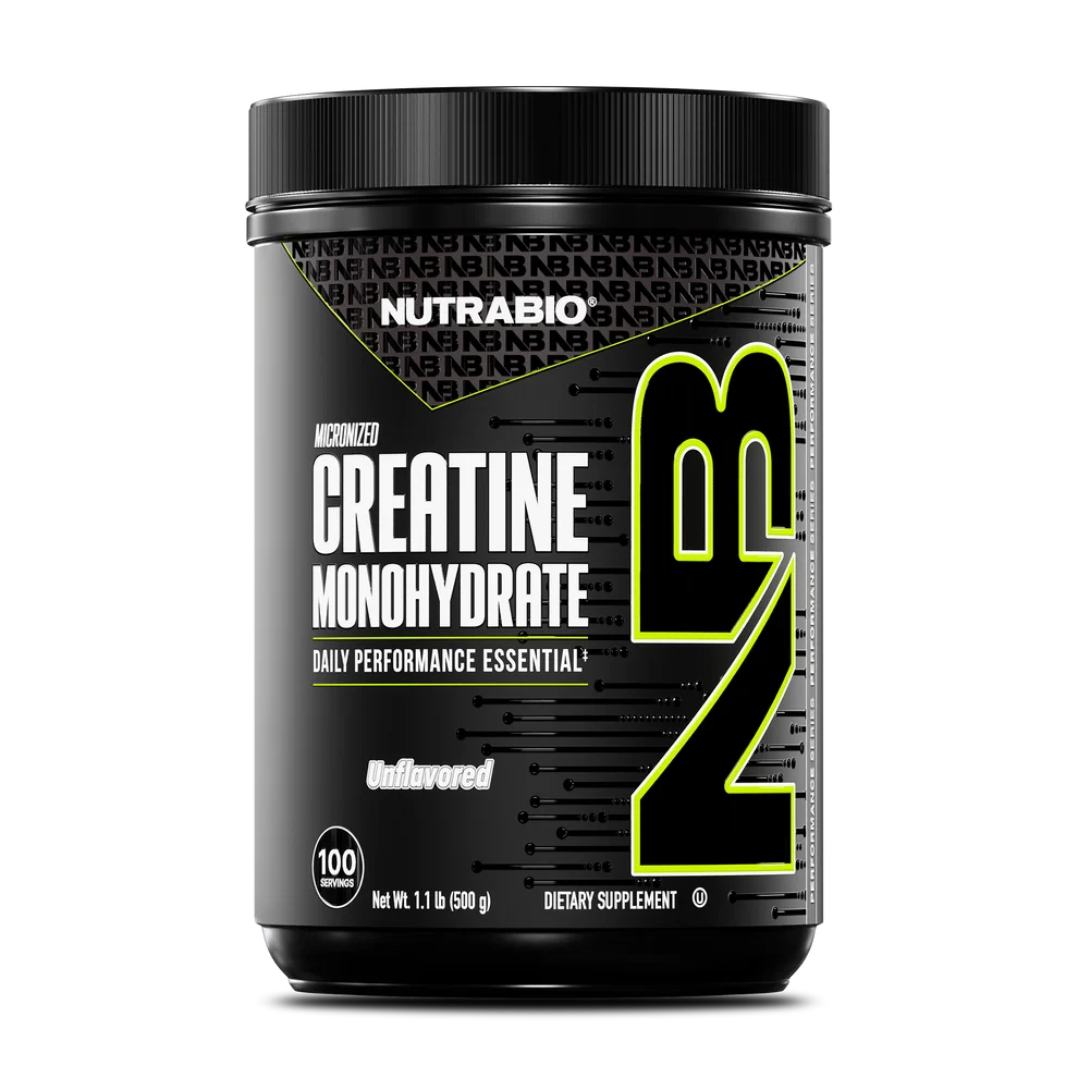 MICRONIZED CREATINE MONOHYDRATE 100 SERVING BY NUTRA BIO
