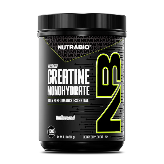 MICRONIZED CREATINE MONOHYDRATE 100 SERVING BY NUTRA BIO