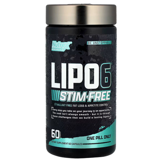 LIPO-6 STIM-FREE 60 CAPS NEW PACKING  NUTREX RESEARCH