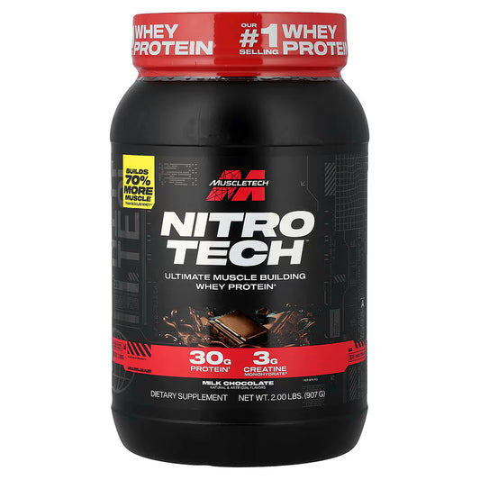 NITRO TECH WHEY PROTEIN 2LBS BY MUSCLETECH NEW PACKING