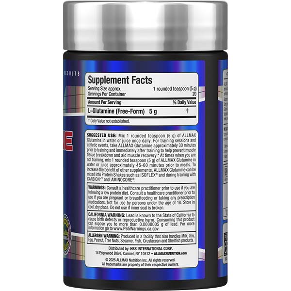 ALL MAX GLUTAMINE 80 SERVINGS