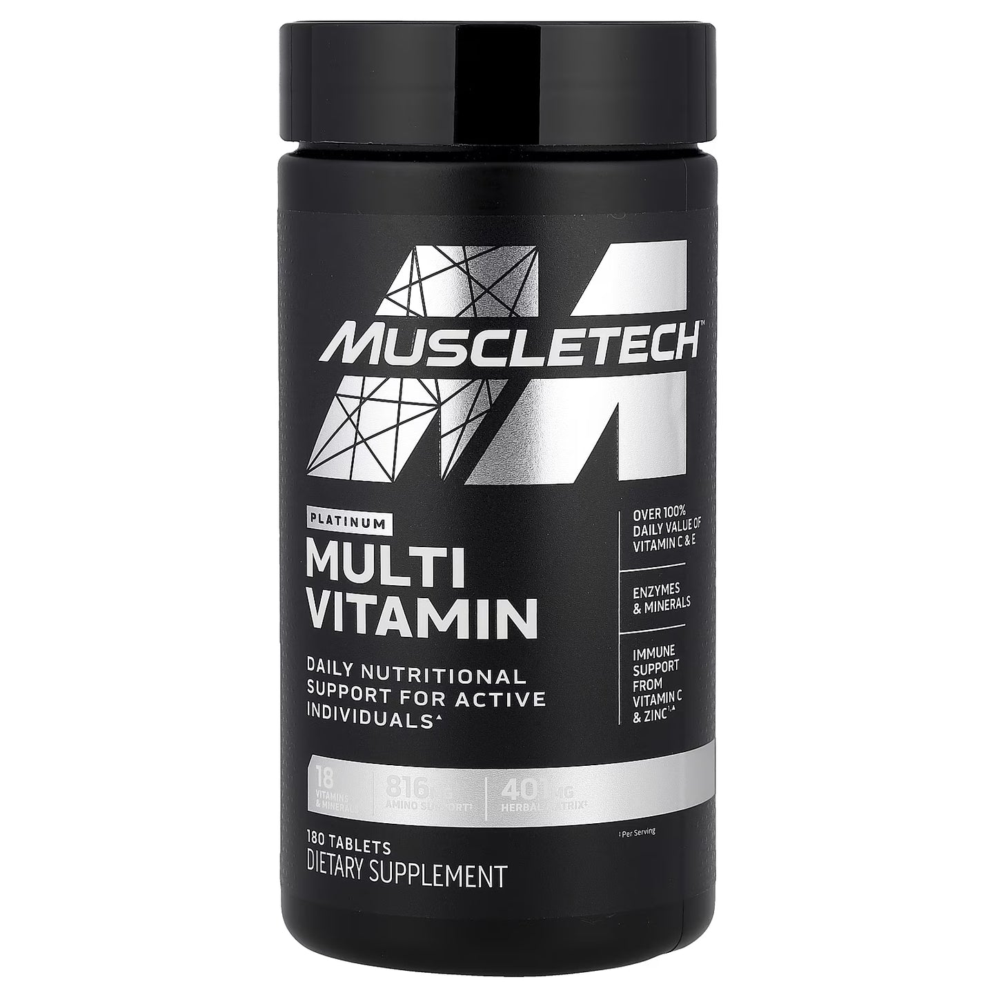 MUSCLE TECH MULTI VITAMINE 180 TABLETS BY MUSCLE TECH