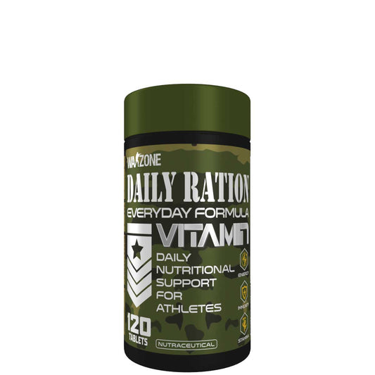 WARZONE DAILY RATION VITAMINE 120 TABLETS BY WARZONE