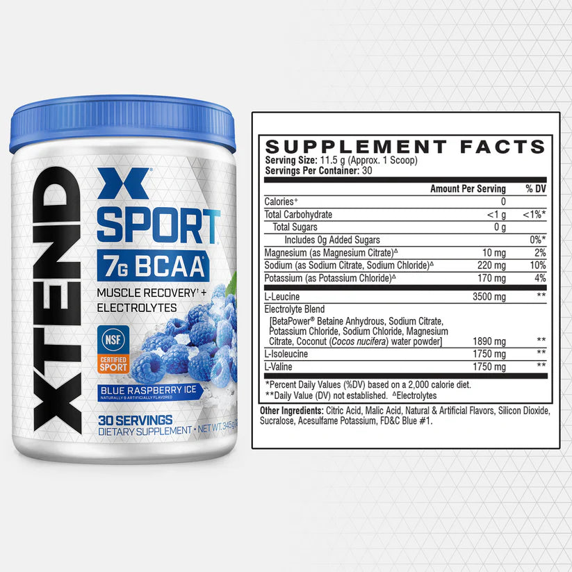 XTEND SPORTS 7GRAM BCAA 30 SERVINGS