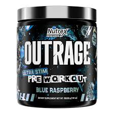 OUTRAGE PRE WORKOUT 30 SERVINGS BY NUTREX RESEARCH
