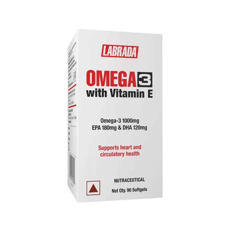 LABRADA OMEGA 3 WITH VITAMINE E 90 SOFTGELS BY LABRADA
