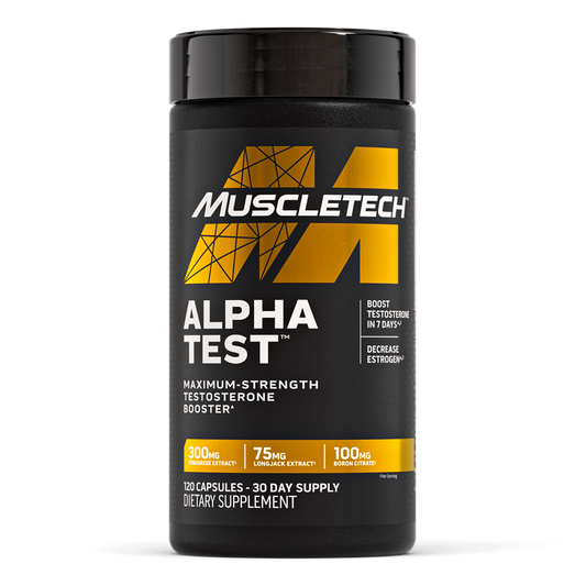 MUSCLE TECH ALPHA TEST 120 CAPSULES BY MUSCLE TECH