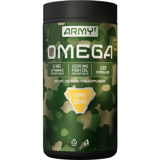 OMEGA 3 FISH OIL 120 TABLETS BY ARMY1
