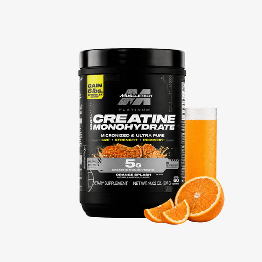 PLATINUM CREATINE 392G 60 SERVINGS BY MUSCLE TECH (FLAVORED)