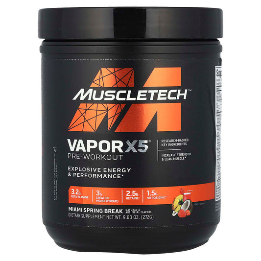 MUSCLE TECH VAPOR X5 PRE WORKOUT 30 SERVINGS