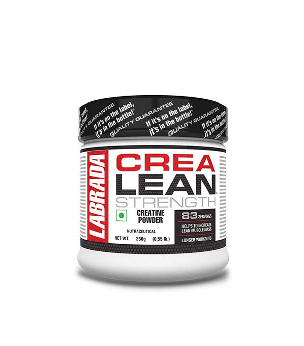 CREALEAN STRENGTH CREATINE POWDER 250 GRAM BY LABRADA NUTRITION.
