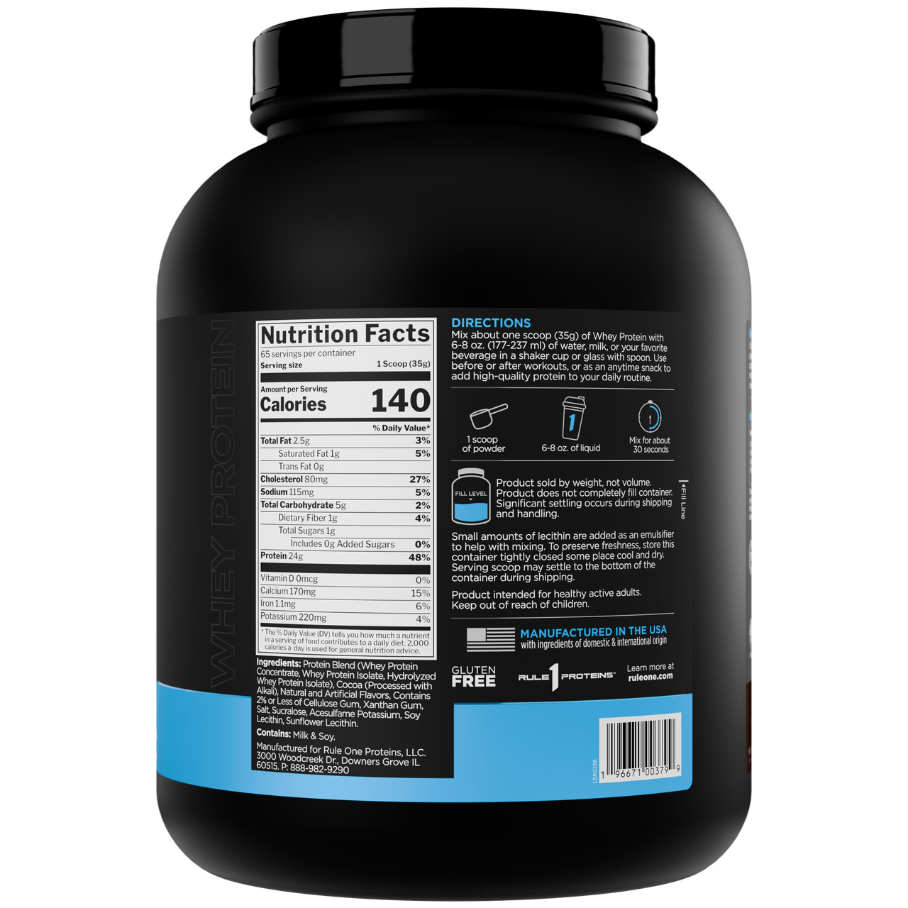 R1 WHEY BLEND 5LBS NEW PACKING BY RULE1 PROTEINS