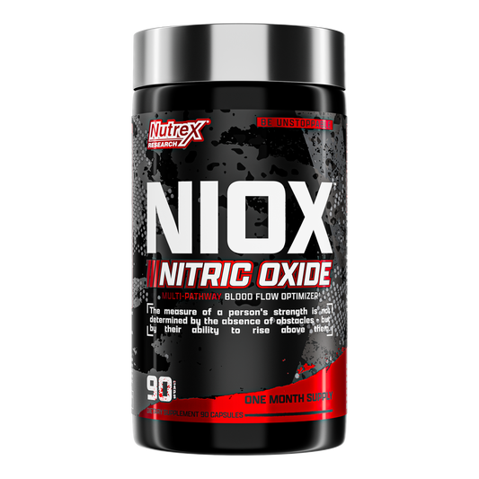 New Niox
Enhanced Muscle Pumps AND Performance Boost BY NUTREX RESEARCH.