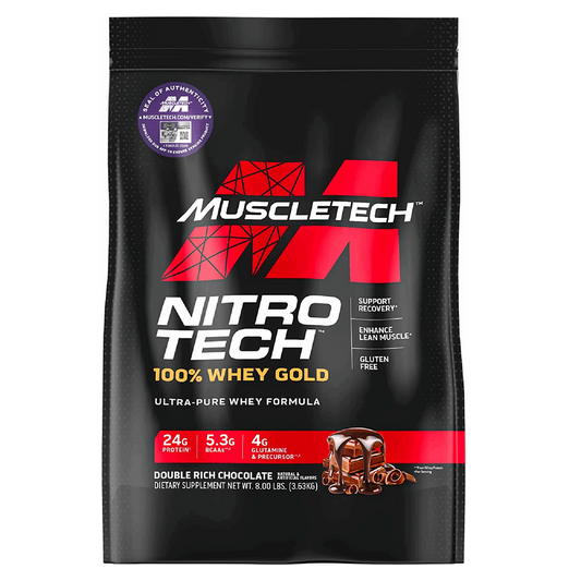 NITRO TECH 100% WHEY GOLD 8LBS BY MUSCLETECH